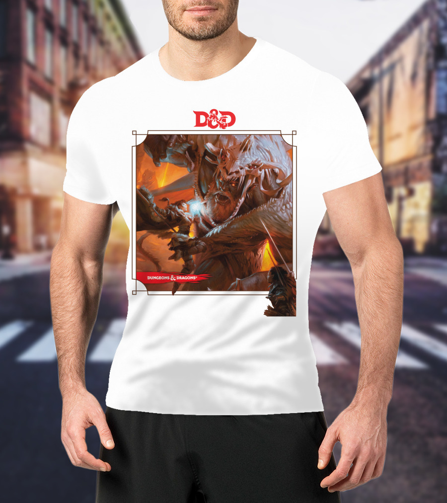 Dungeons And Dragons Epic Battle Scene DnD T-Shirt