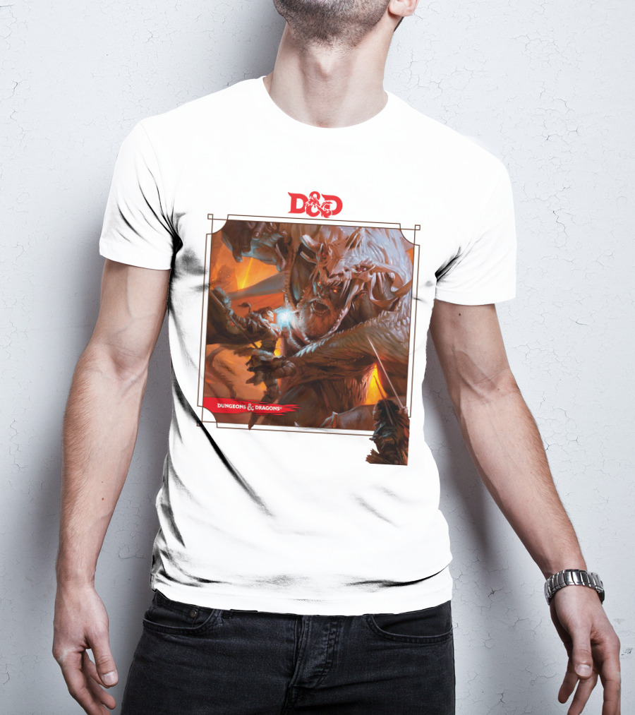 Dungeons And Dragons Epic Battle Scene DnD T-Shirt