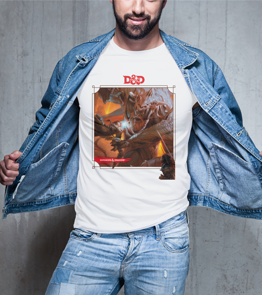 Dungeons And Dragons Epic Battle Scene DnD T-Shirt