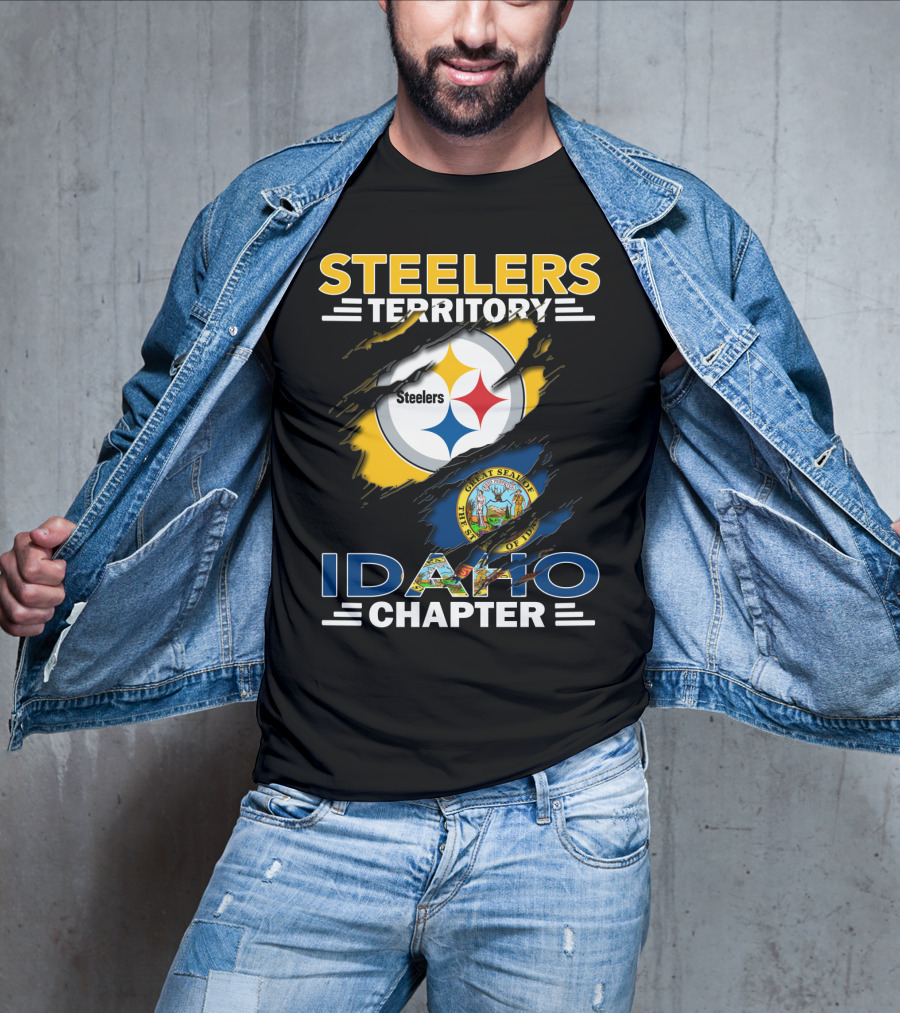Steelers Territory Idaho Chapter Nfl Fandom Sports Team Pride T-Shirt