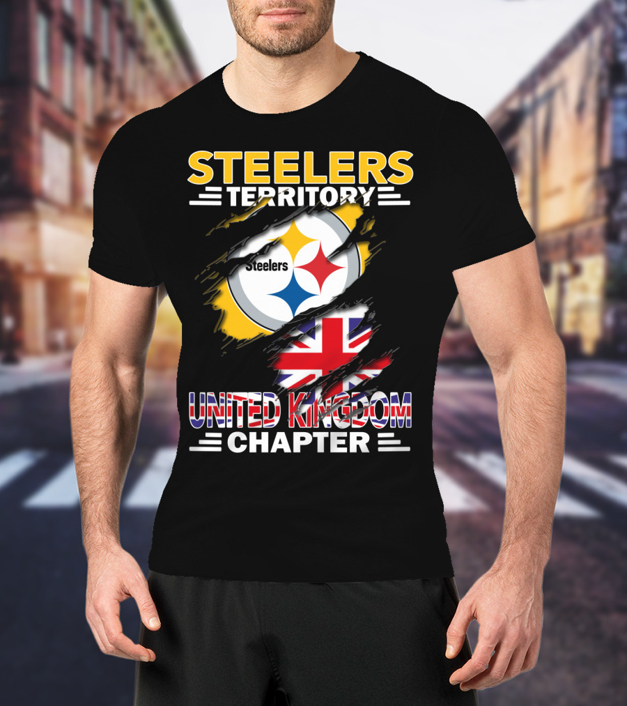 Steelers Territory Steelers Logo United Kingdom Chapter T-Shirt