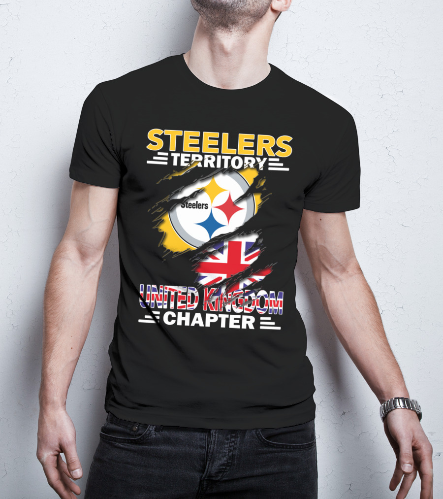 Steelers Territory Steelers Logo United Kingdom Chapter T-Shirt
