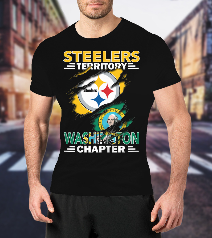 Steelers Territory Washington Chapter Seal T-Shirt