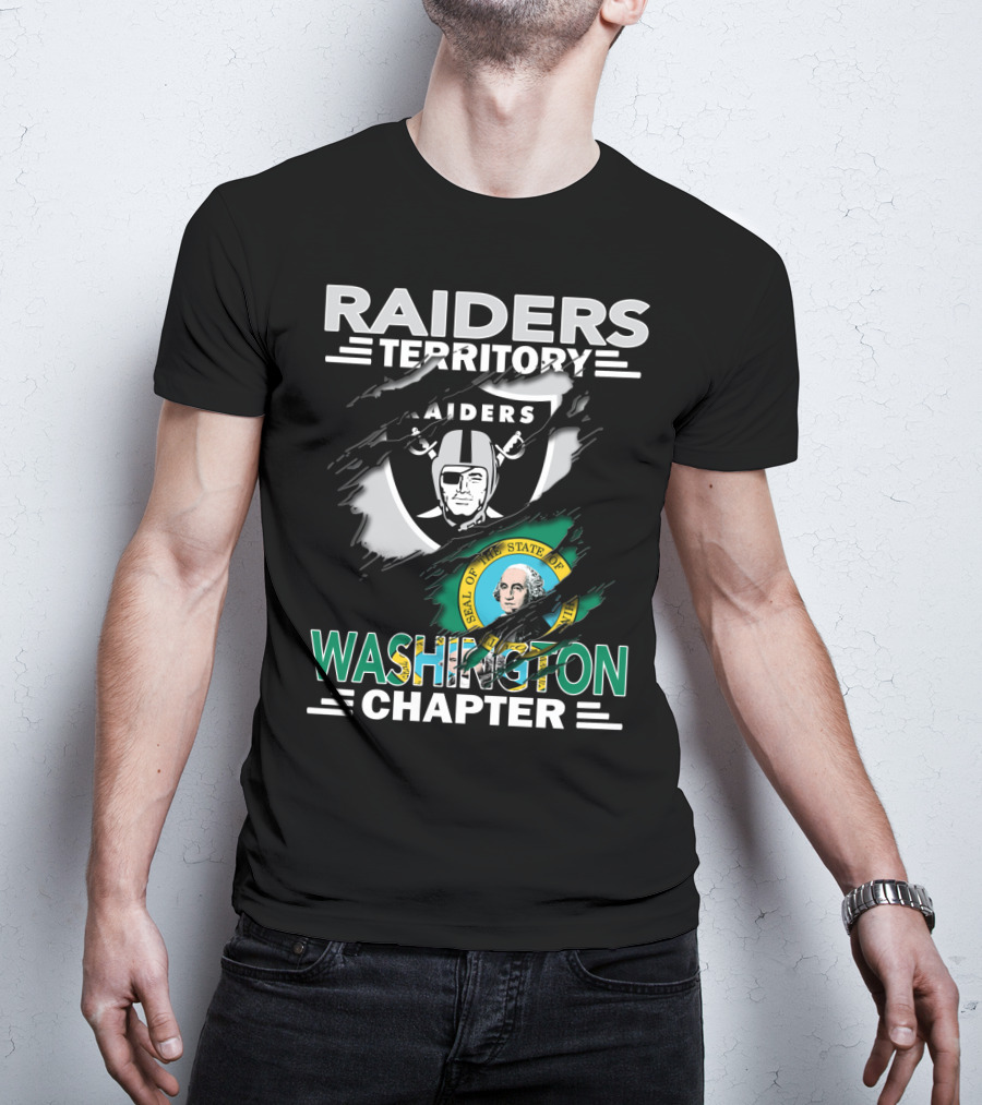 Raiders Territory Seal Of The State Of Washington Washington Chapter T-Shirt