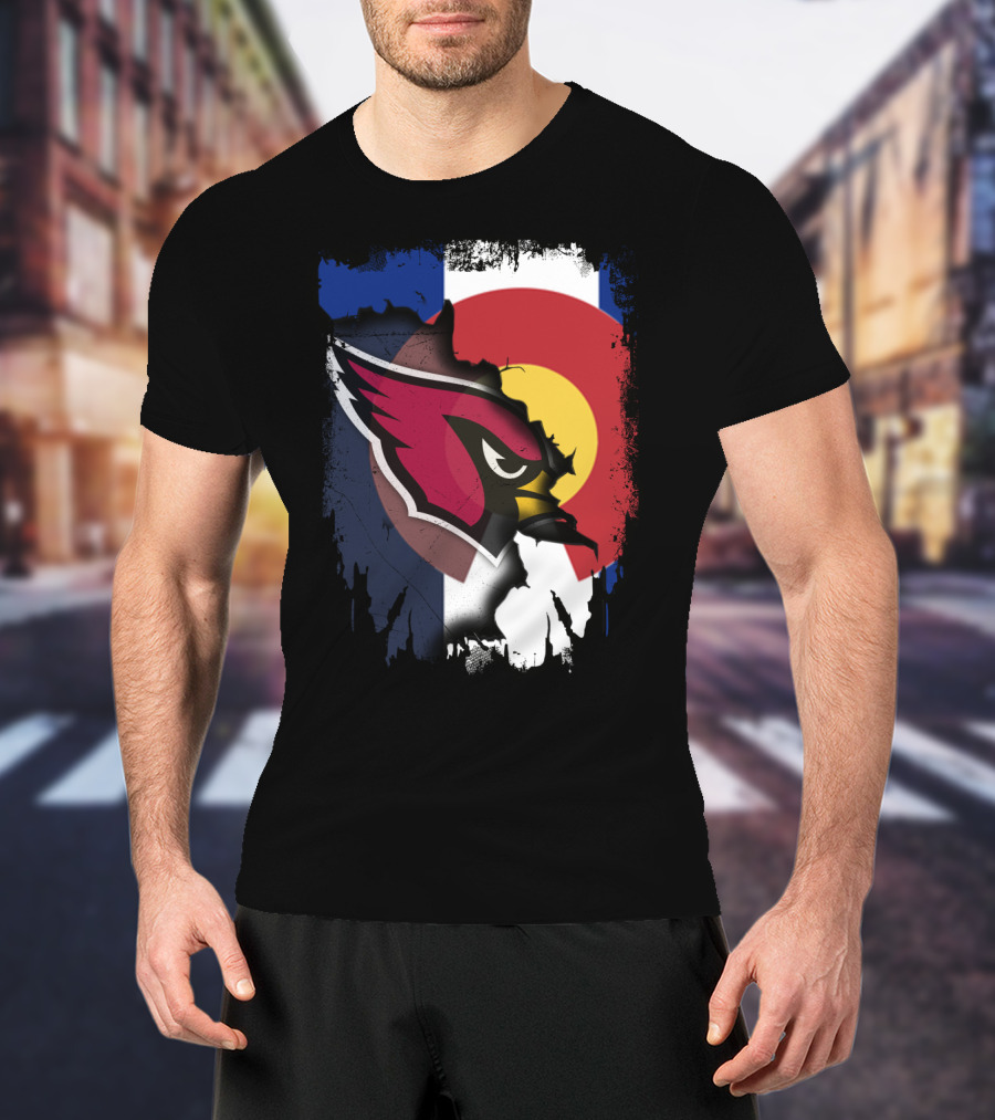 Together Colorado Cardinals Flag Fusion T-Shirt