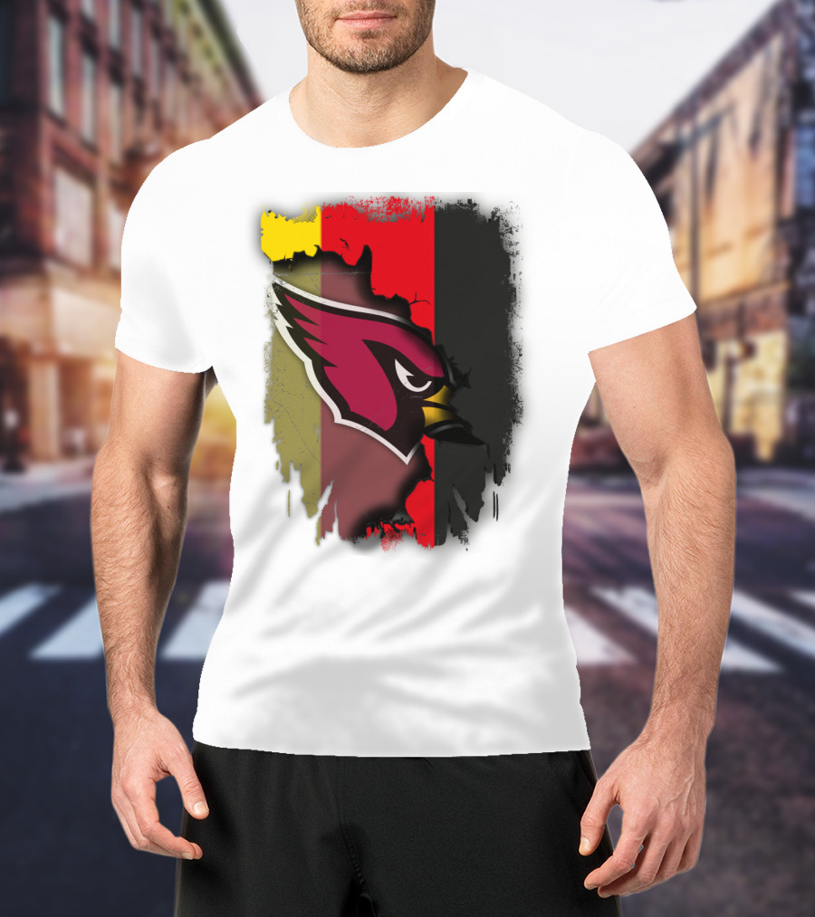 Germany Flag Colors With Cardinals T-Shirt
