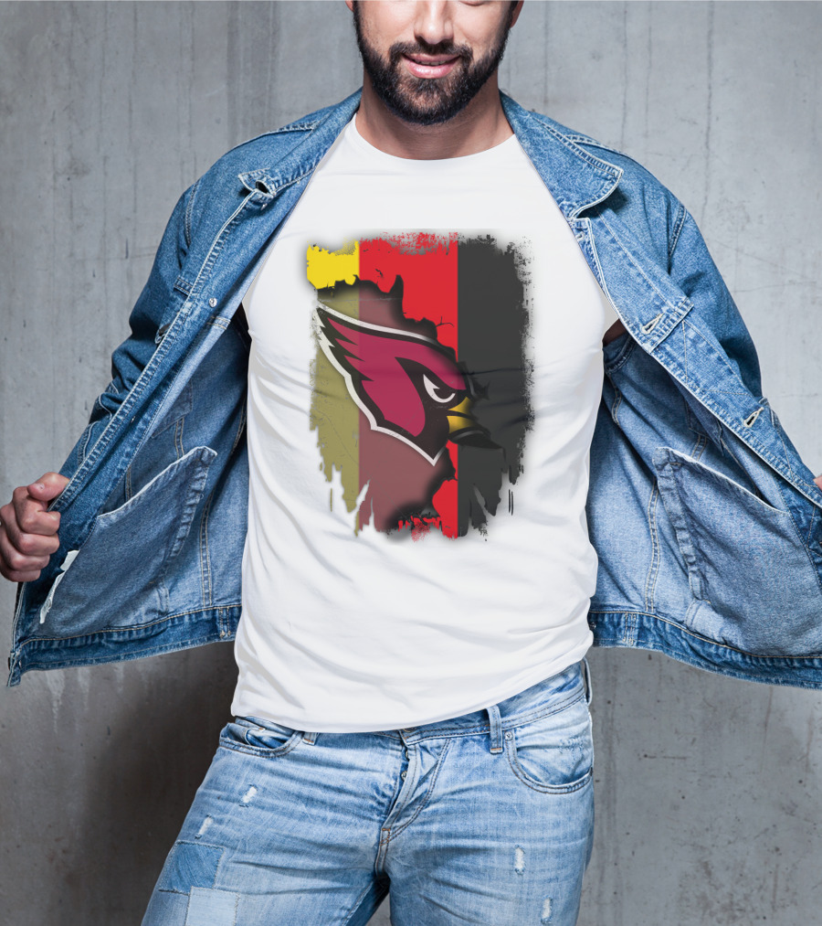 Germany Flag Colors With Cardinals T-Shirt