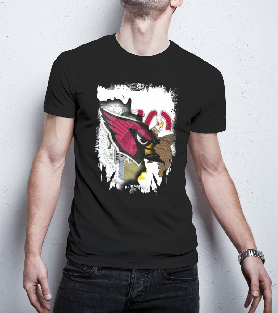 Illinois Pride With Fierce Cardinals Unity T-Shirt