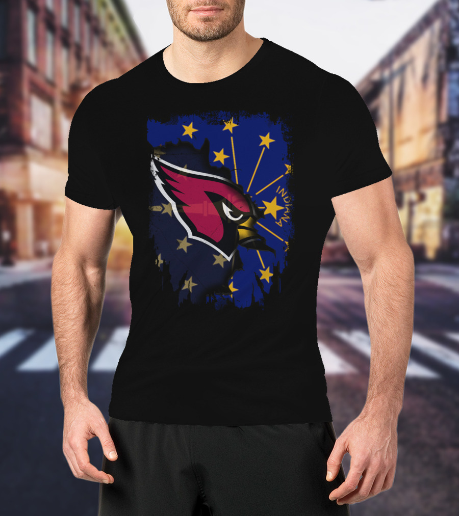 Indianapolis Cardinals Together Indiana State Pride T-Shirt