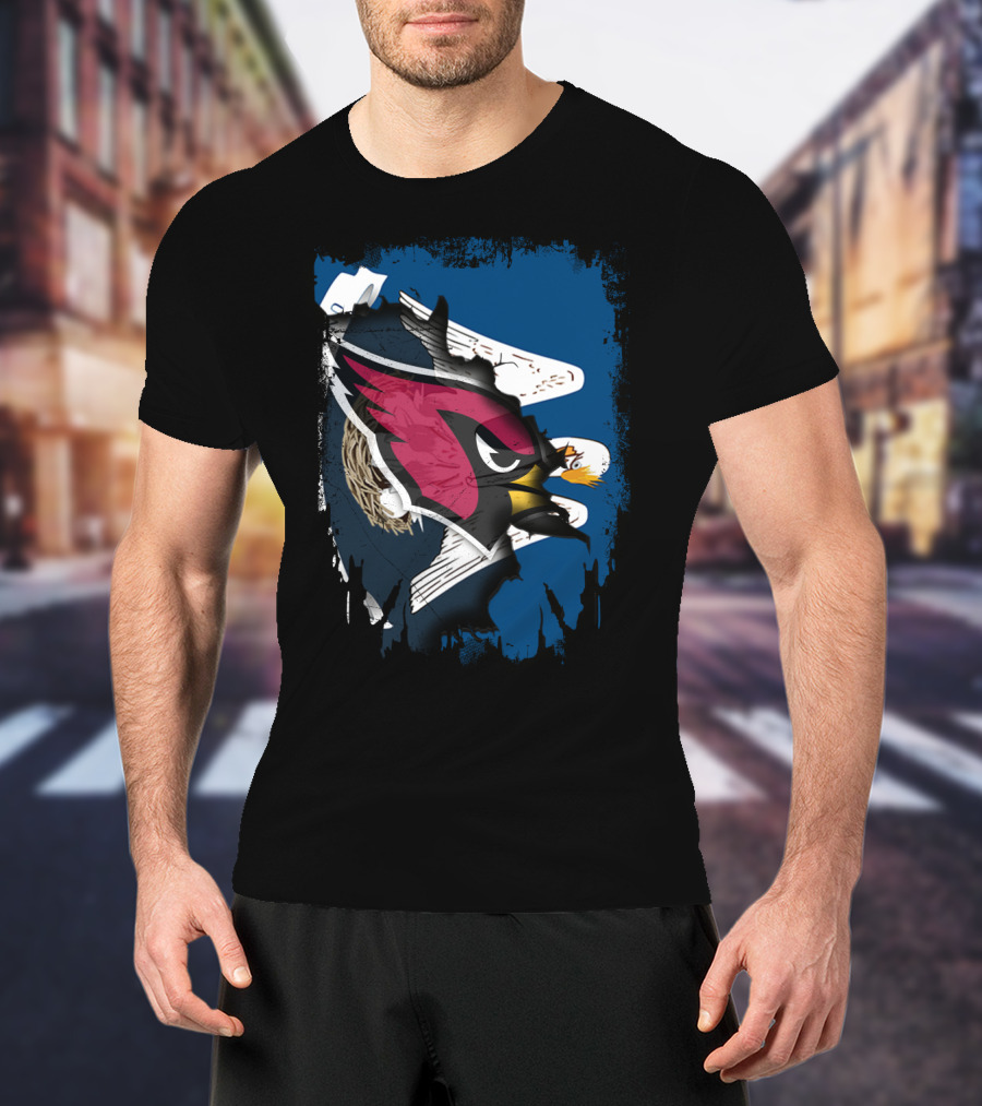 Louisiana Unity With Cardinal And Eagle T-Shirt