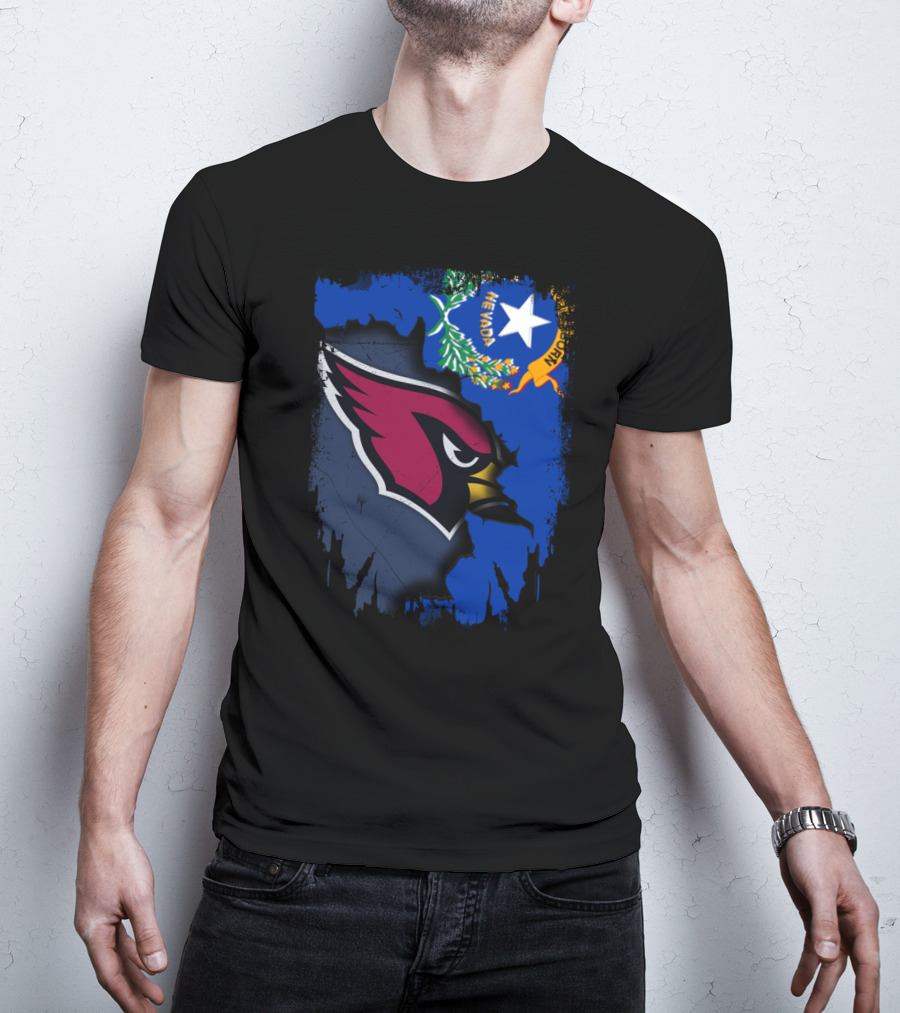 Nevada State With Cardinals Bird T-Shirt