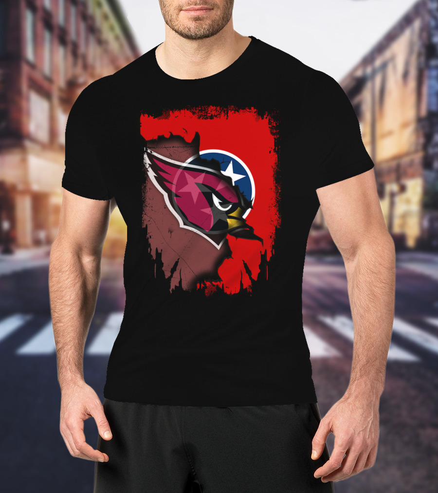 Together Tennessee Cardinals State Flag Fusion T-Shirt