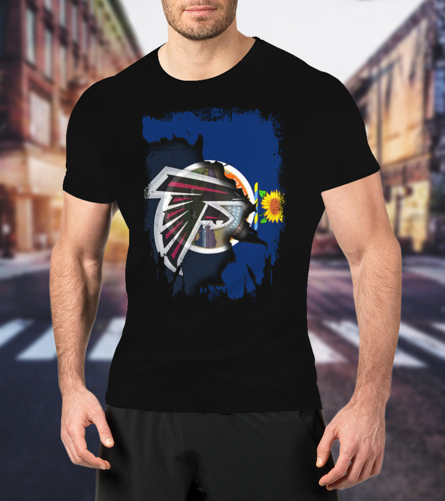 Kansas Meets Falcons United T-Shirt