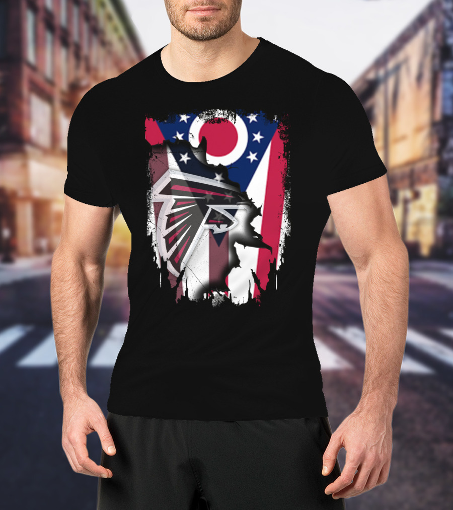Together Ohio Falcons Flag Collaboration T-Shirt