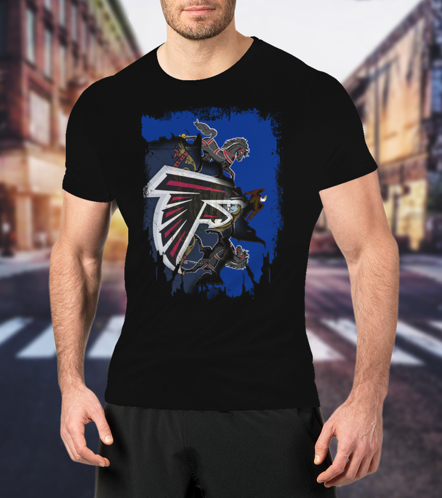 Together Pennsylvania Falcons Coat Of Arms Logo Collaboration T-Shirt