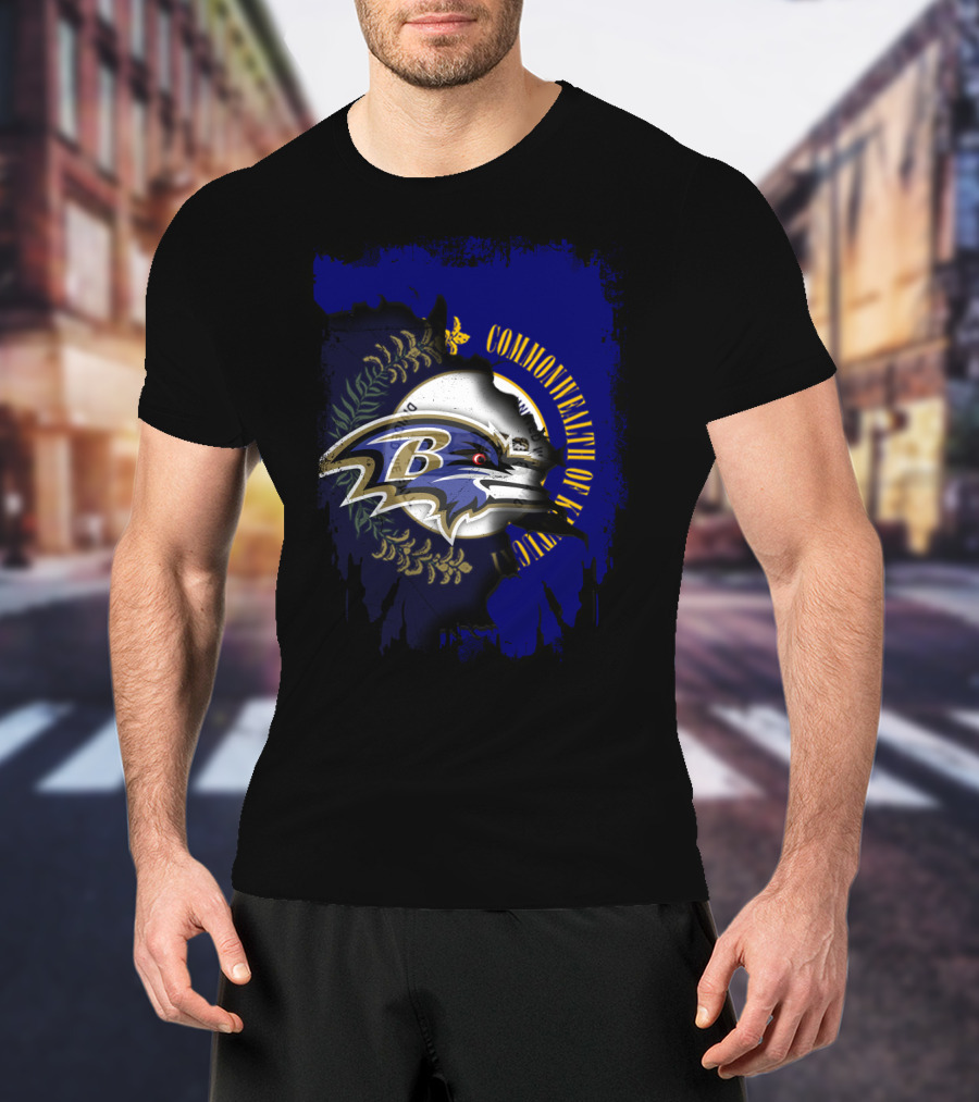 Commonwealth Of Kentucky Baltimore Ravens Ravens T-Shirt