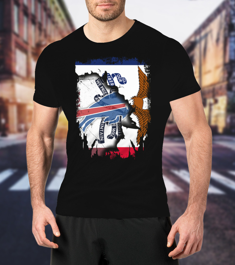 Together Iowa Our Liberties We Prize Buffalo T-Shirt