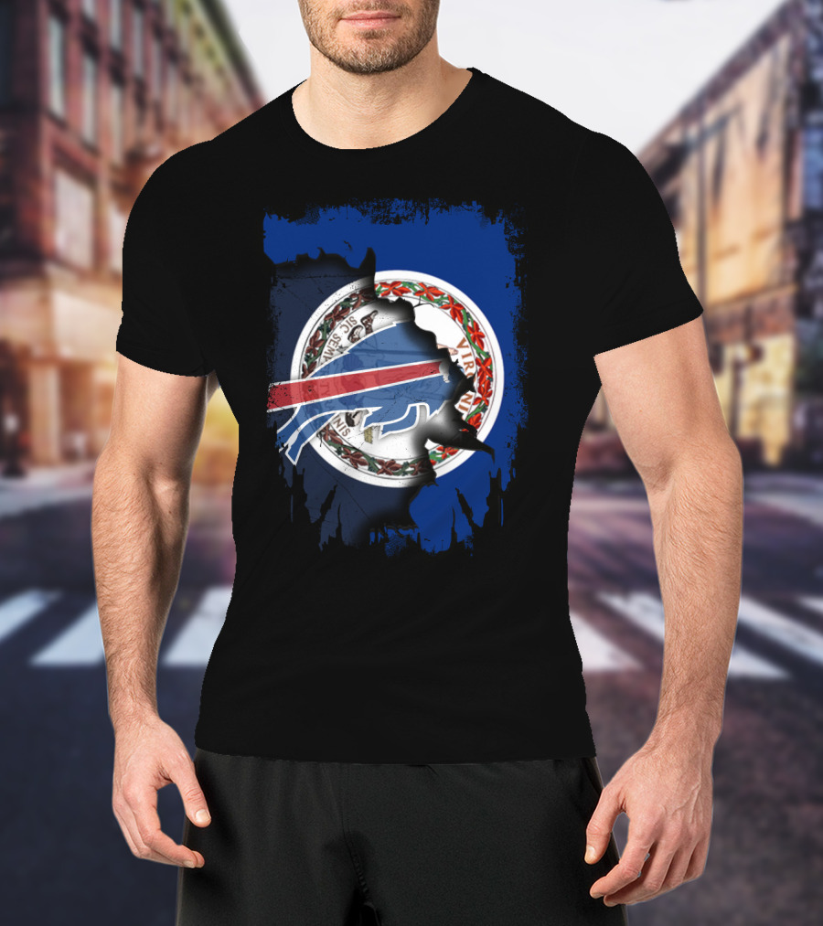 Virginia Buffalo Bills State Pride Fusion T-Shirt