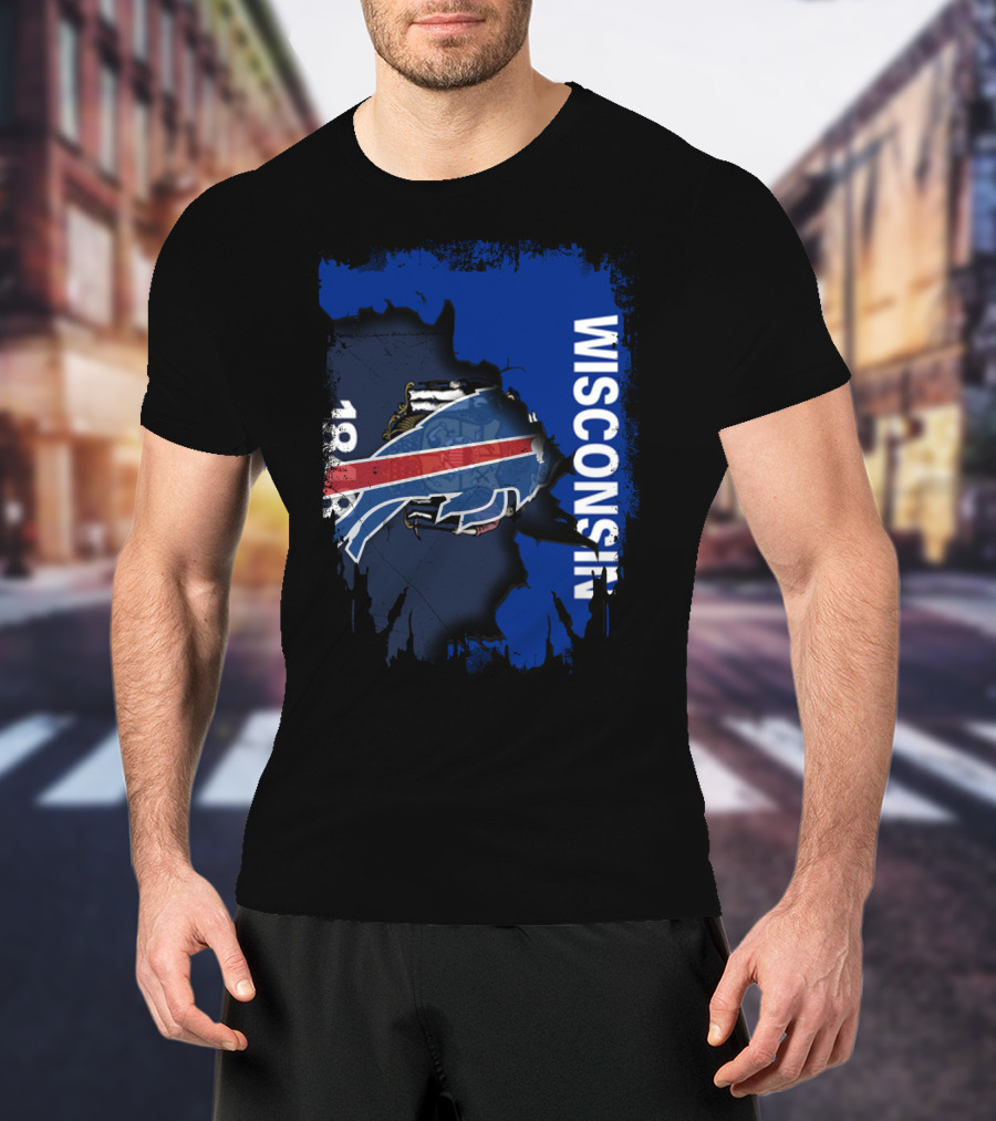Wisconsin Together With Bills 1876 T-Shirt