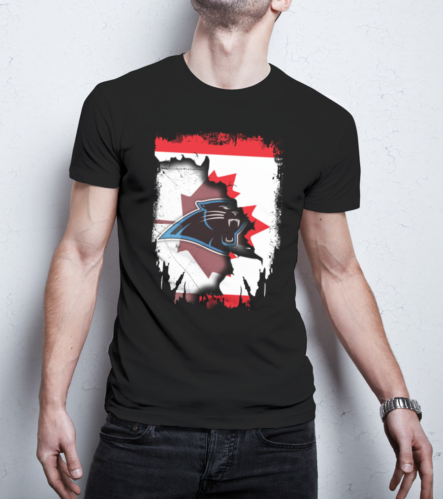 Together Canada With Carolina Panthers T-Shirt