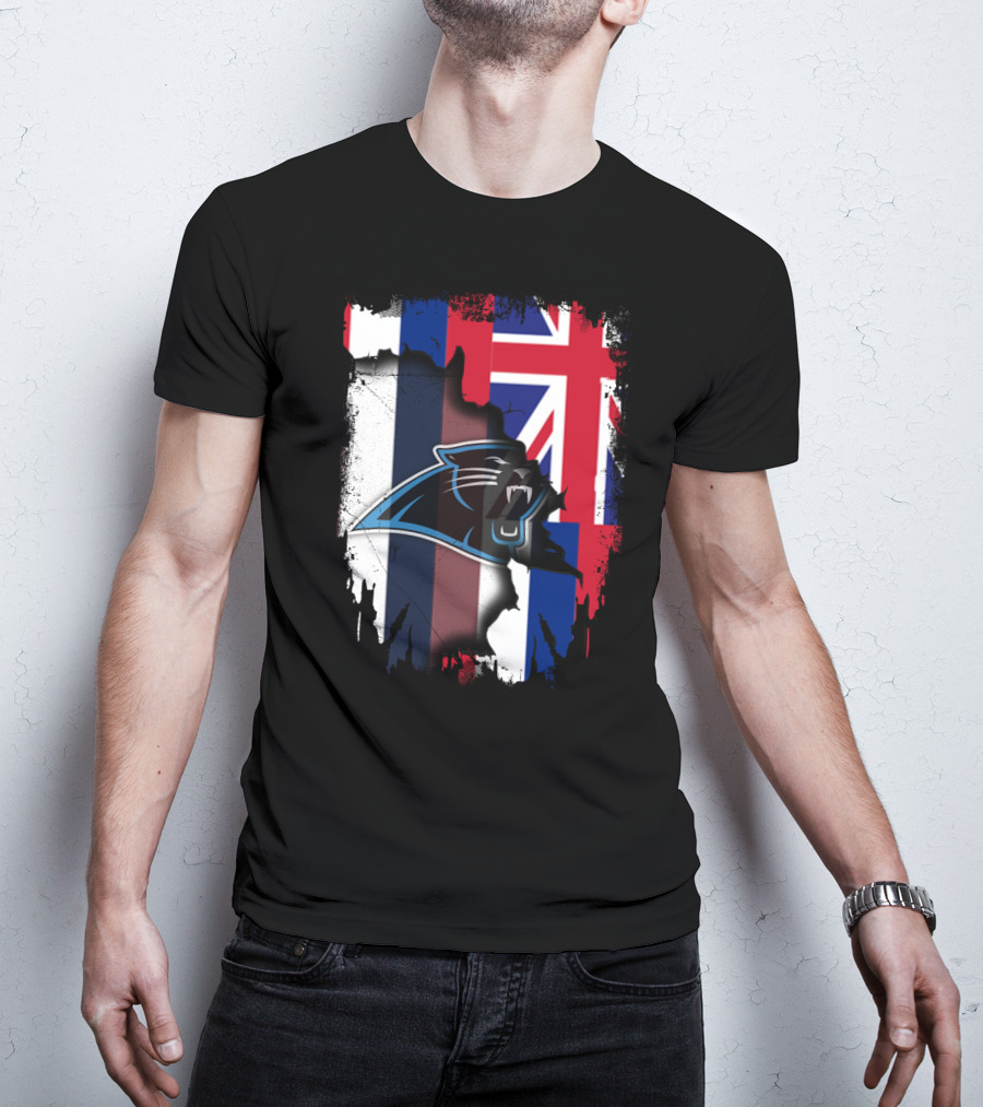 Together Hawaii Panthers Union Flag Fusion T-Shirt