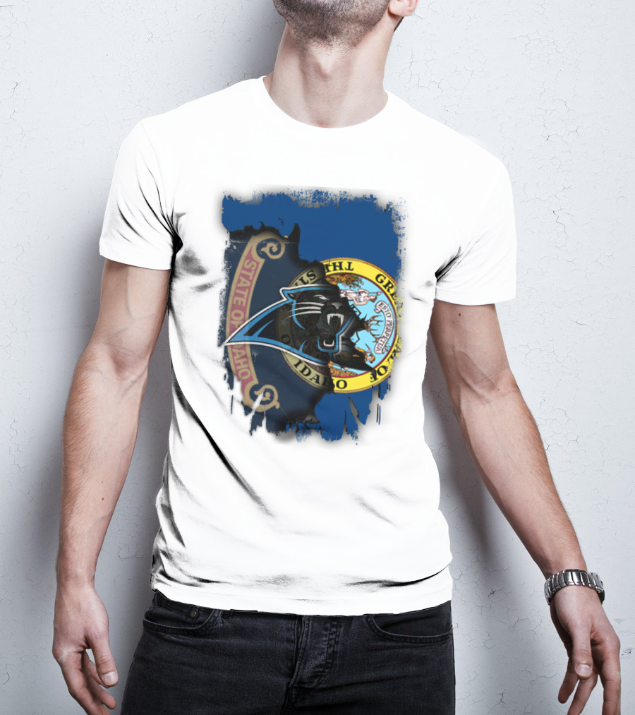 Idaho State Pride With Carolina Panthers T-Shirt