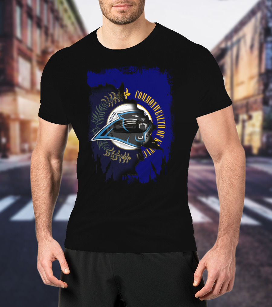 Together Kentucky Commonwealth With Carolina Panthers T-Shirt