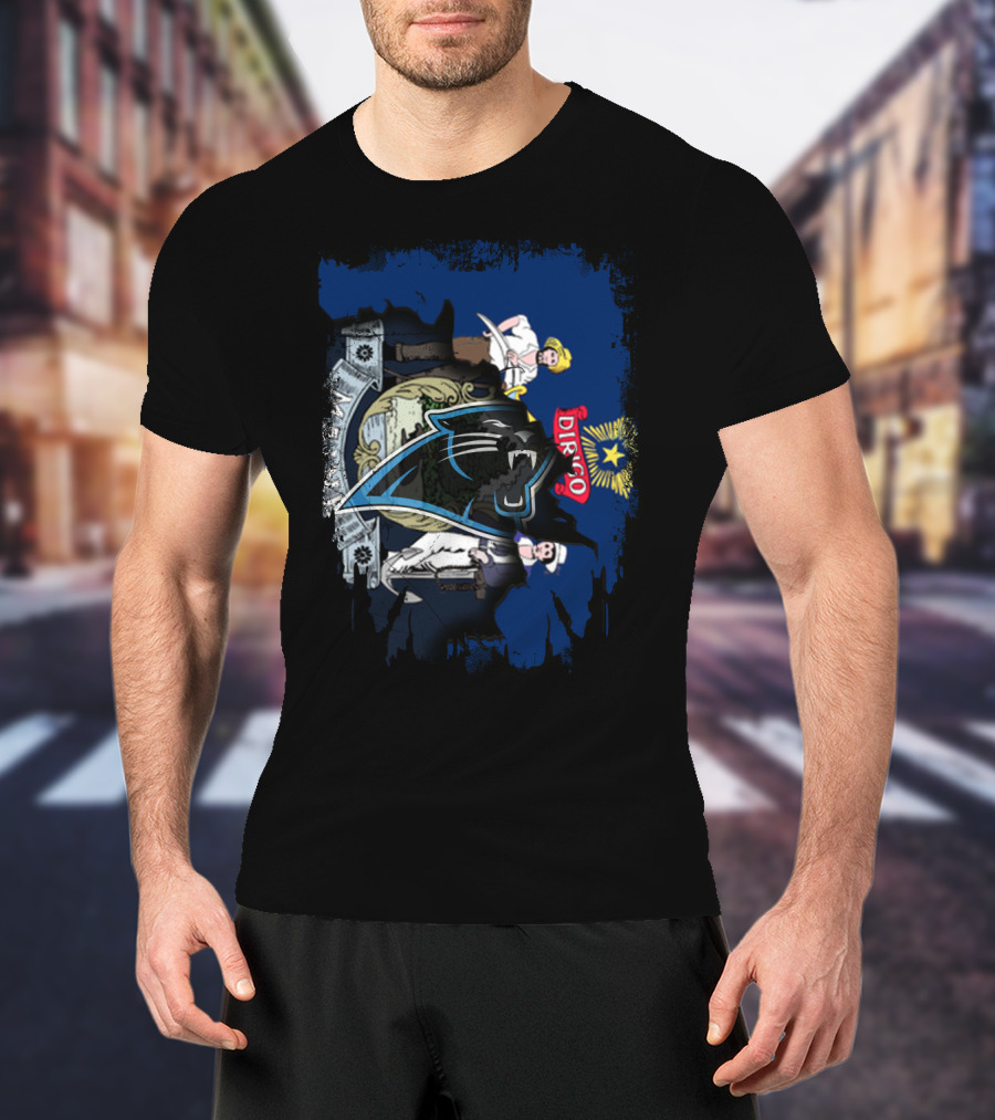 Maine Dirigo With Carolina Panthers Logo Integration T-Shirt