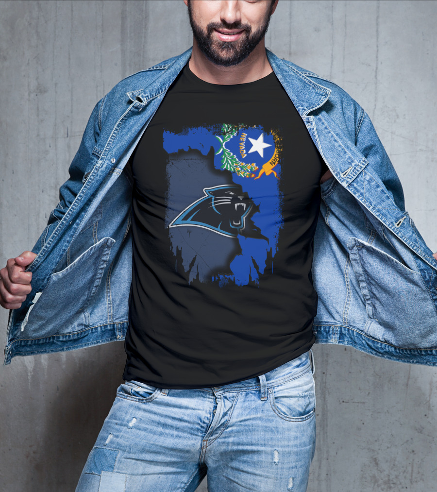 Nevada Panthers Collaboration With State Flag Elements T-Shirt