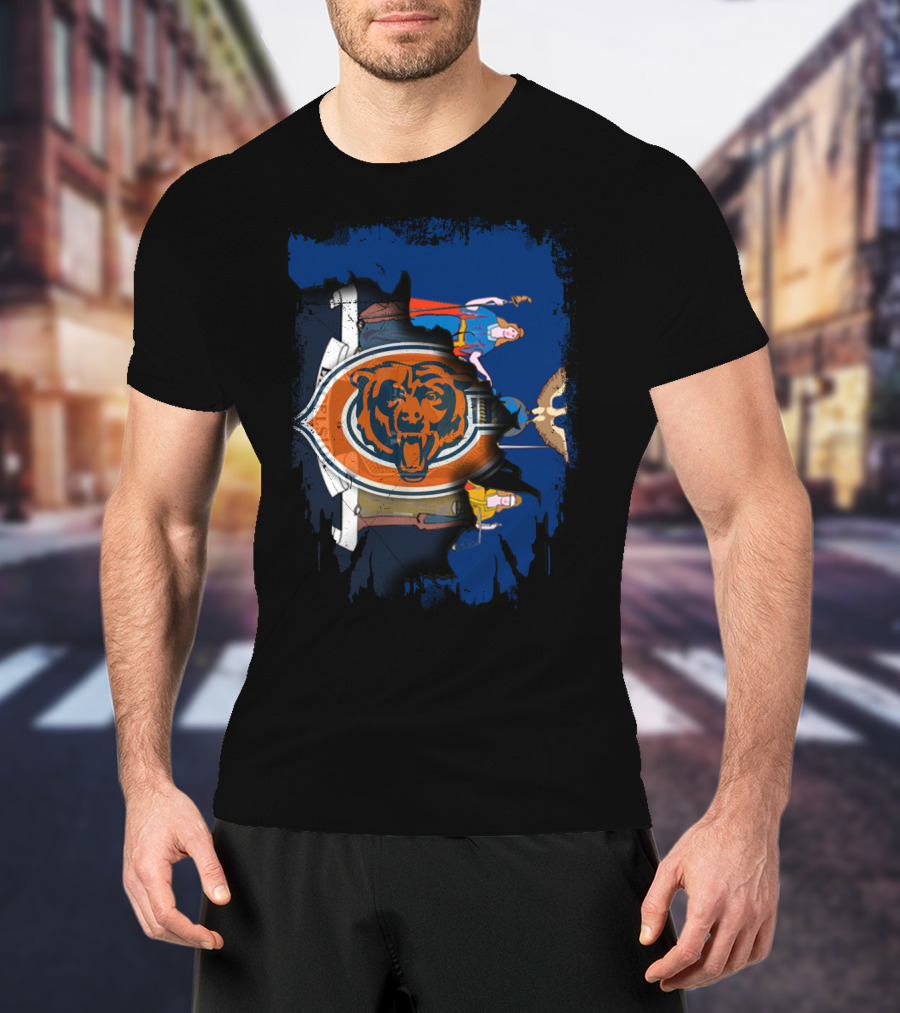 Chicago Bears Fans Unite With New York Spirit T-Shirt