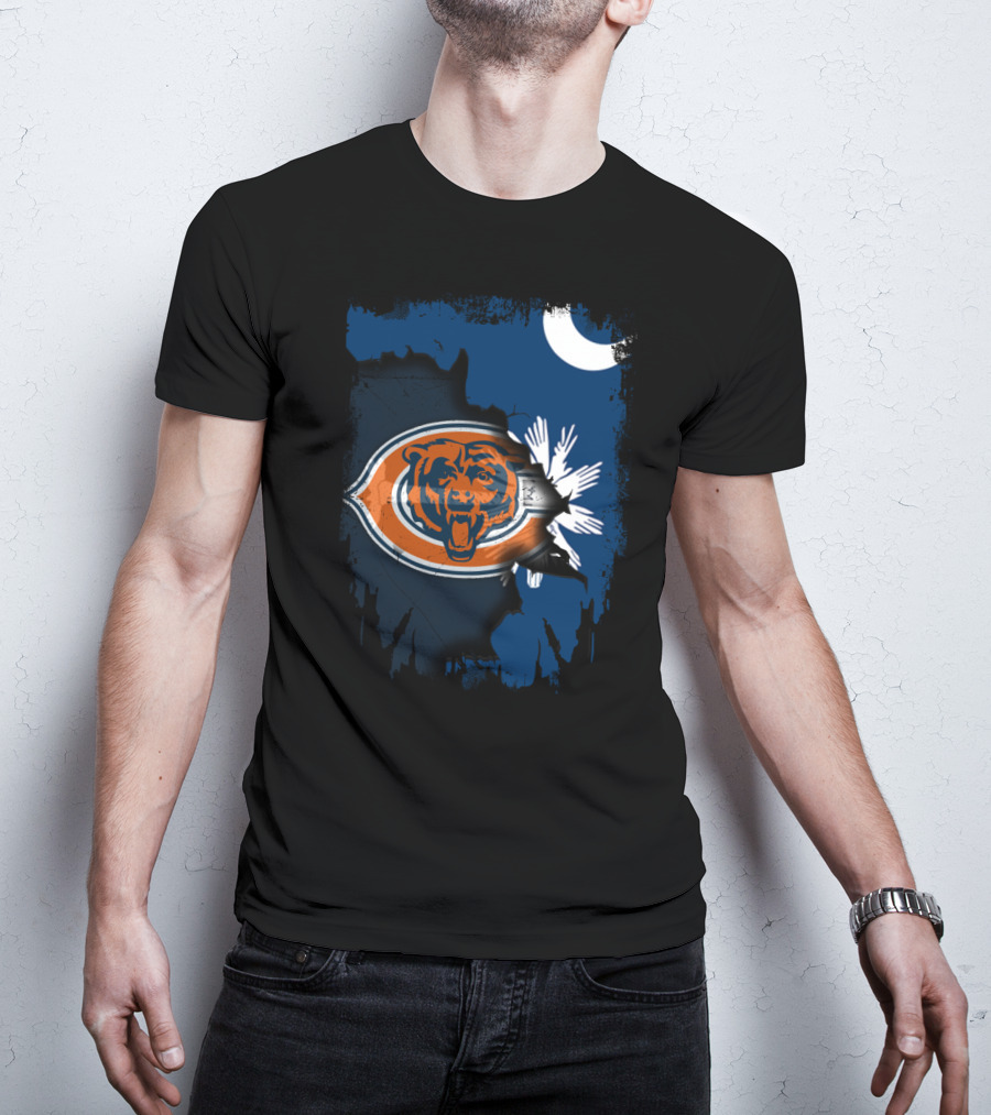 Chicago Bears South Carolina State Unity T-Shirt