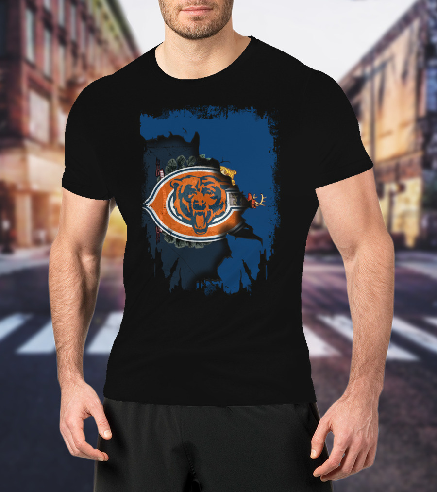 Together Vermont Bears Chicago Football Logo Elements T-Shirt