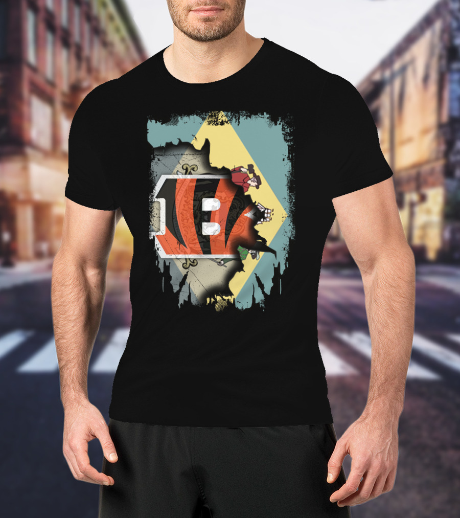 Together Delaware Bengals Flag T-Shirt