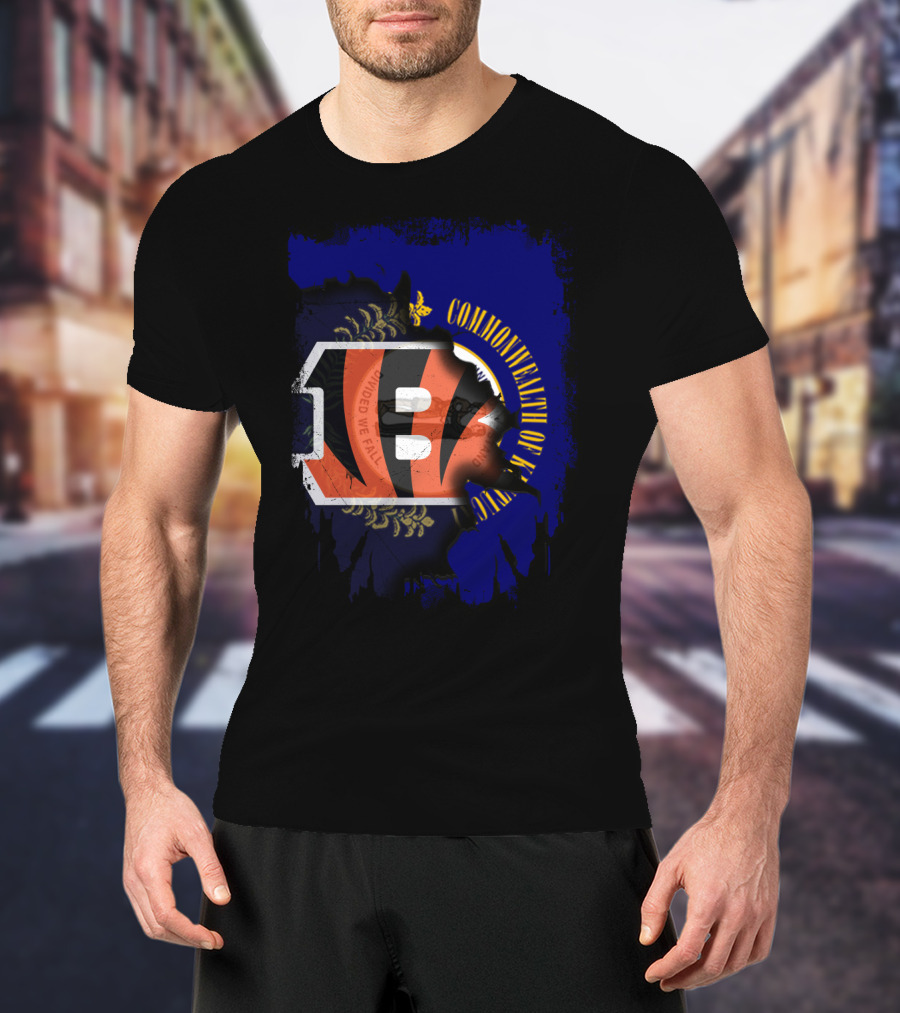 Commonwealth Of Kentucky United We Stand Bengals 13 T-Shirt