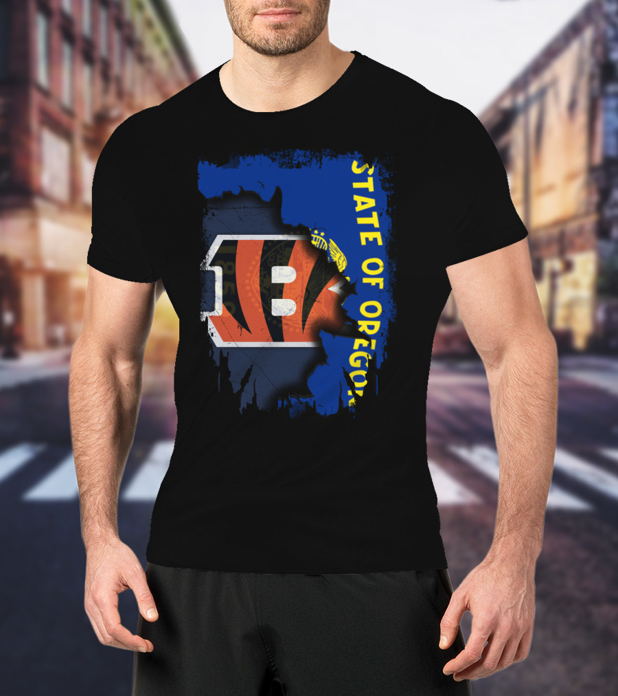 Oregon State With Bengals B T-Shirt