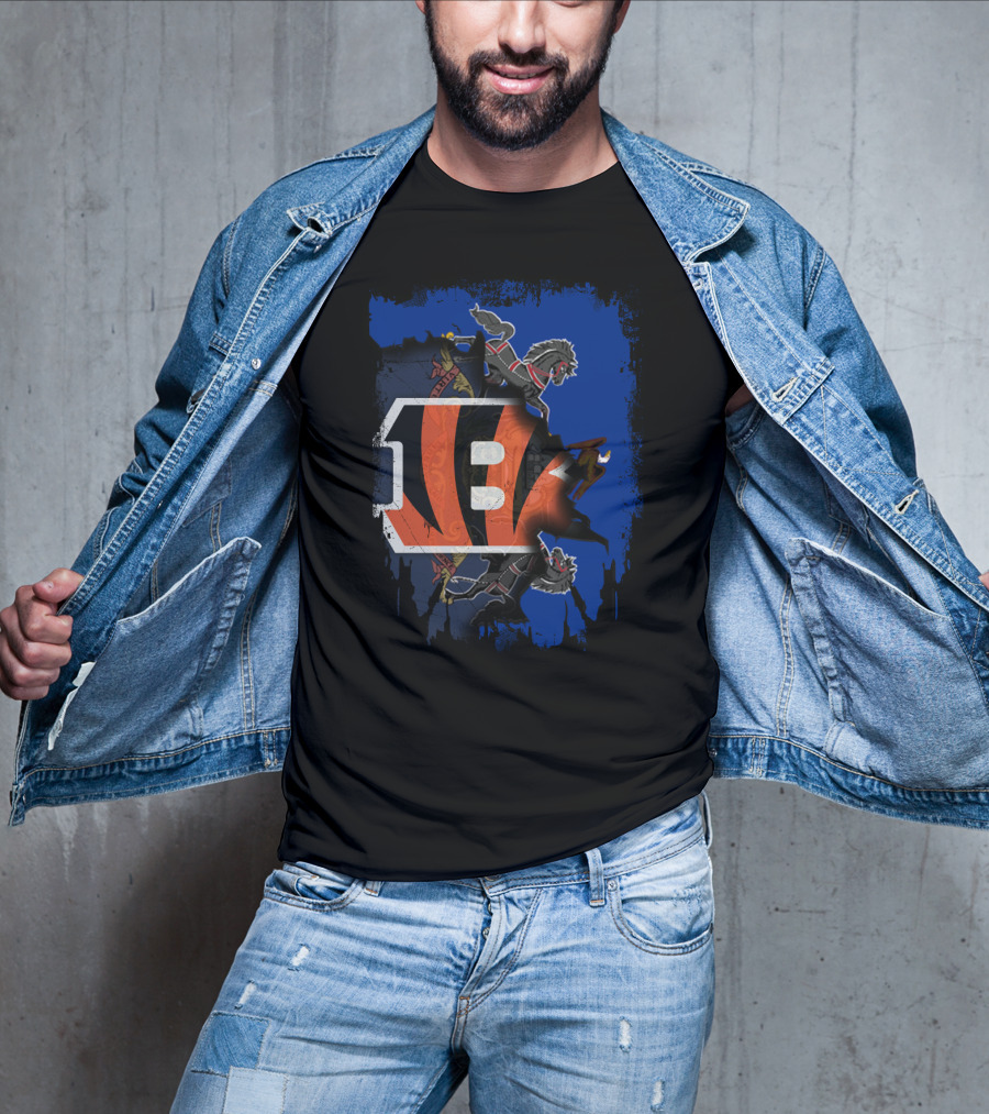 Pennsylvania Crest Merged With Bengals Logo Collaboration T-Shirt
