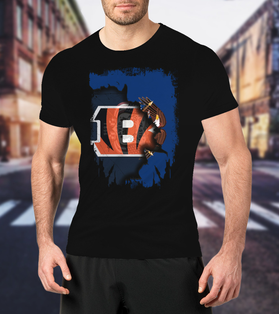 Utah Bengals Collaboration With American Eagle And Football Element T-Shirt