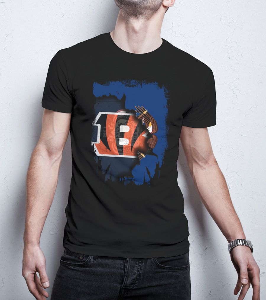 Utah Bengals Collaboration With American Eagle And Football Element T-Shirt