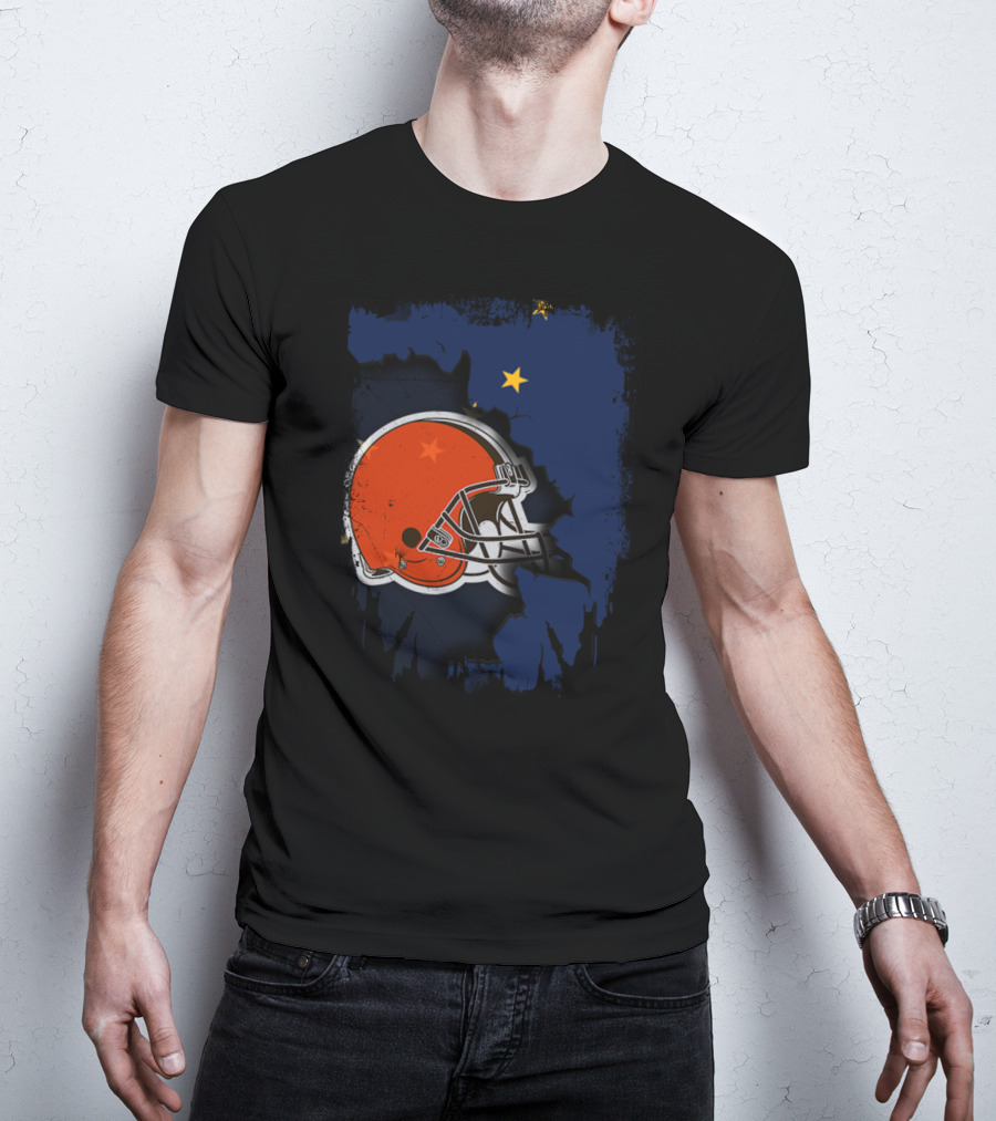 Alaska Browns Helmet Together T-Shirt