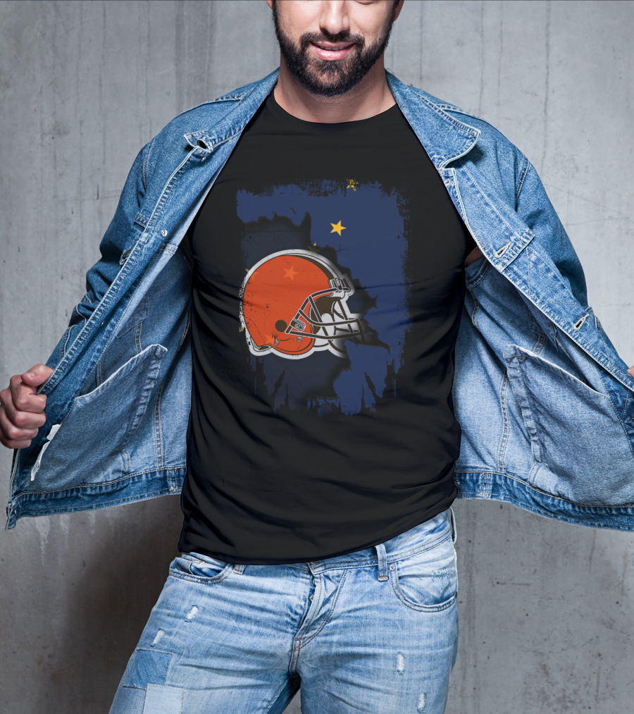 Alaska Browns Helmet Together T-Shirt