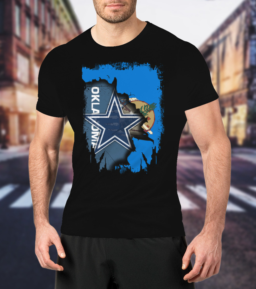 Oklahoma State Pride Dallas Cowboys Mashup T-Shirt