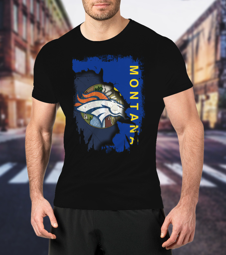 Montana Pride With Broncos T-Shirt