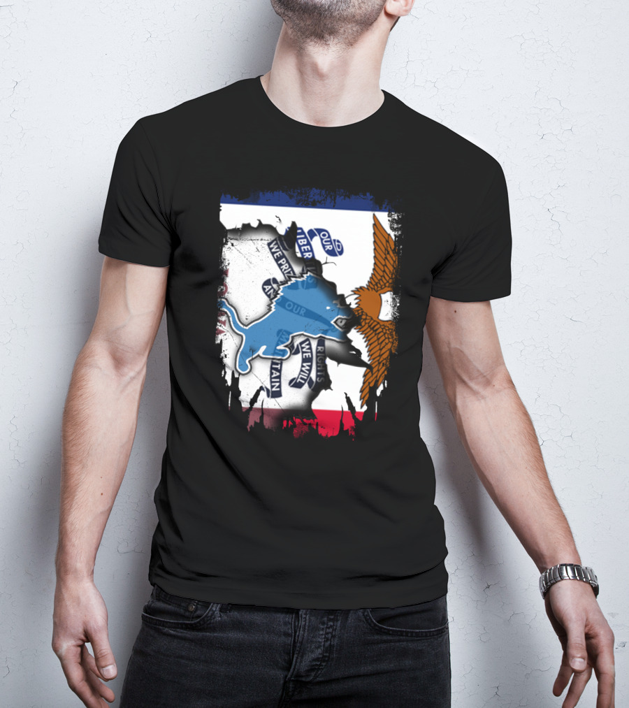 Detroit Lions Iowa Pride Clash T-Shirt