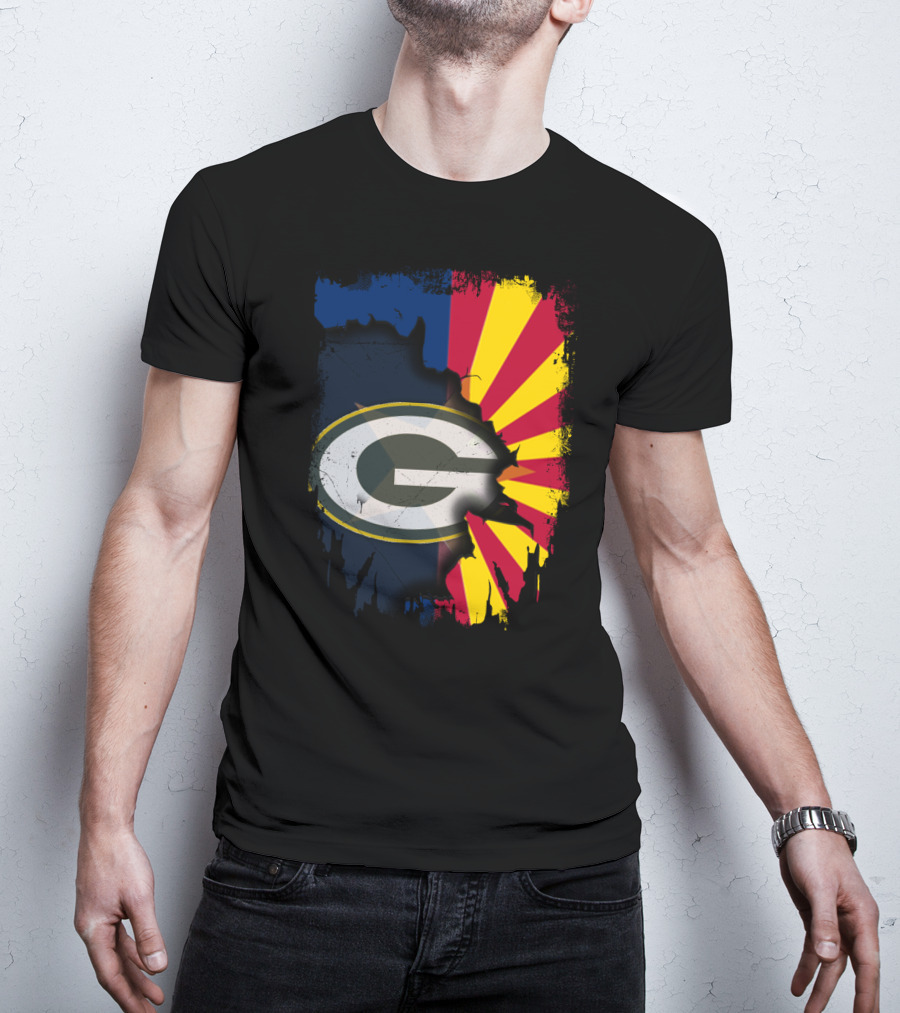 Together Arizona Green Bay Packers Fusion T-Shirt