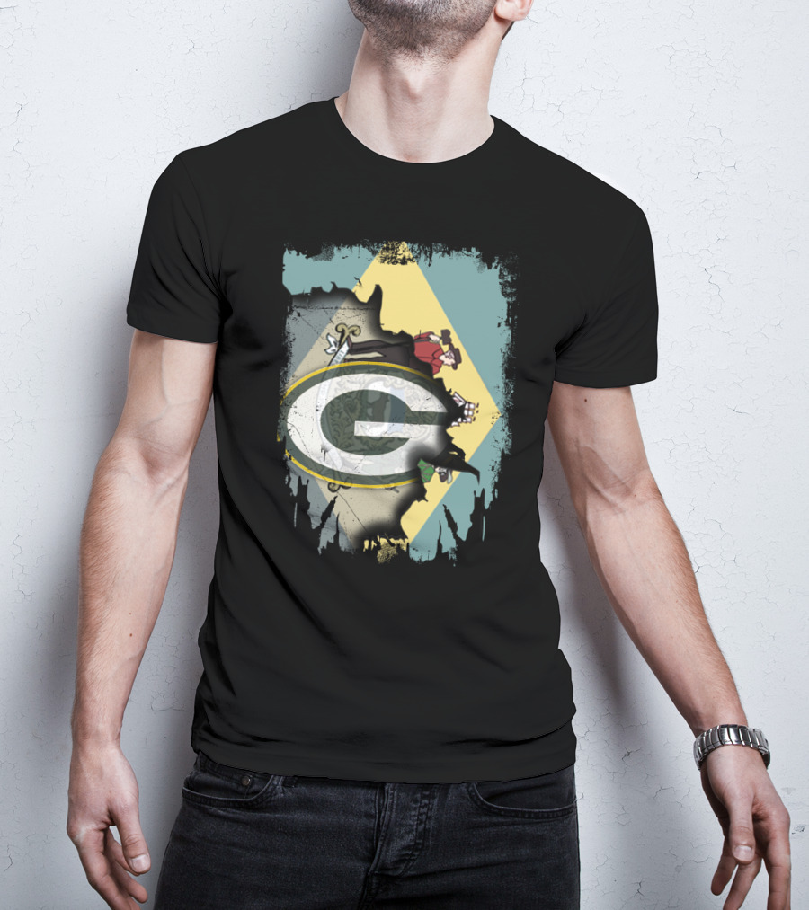 Green Bay Packers Delaware Heritage Fusion T-Shirt