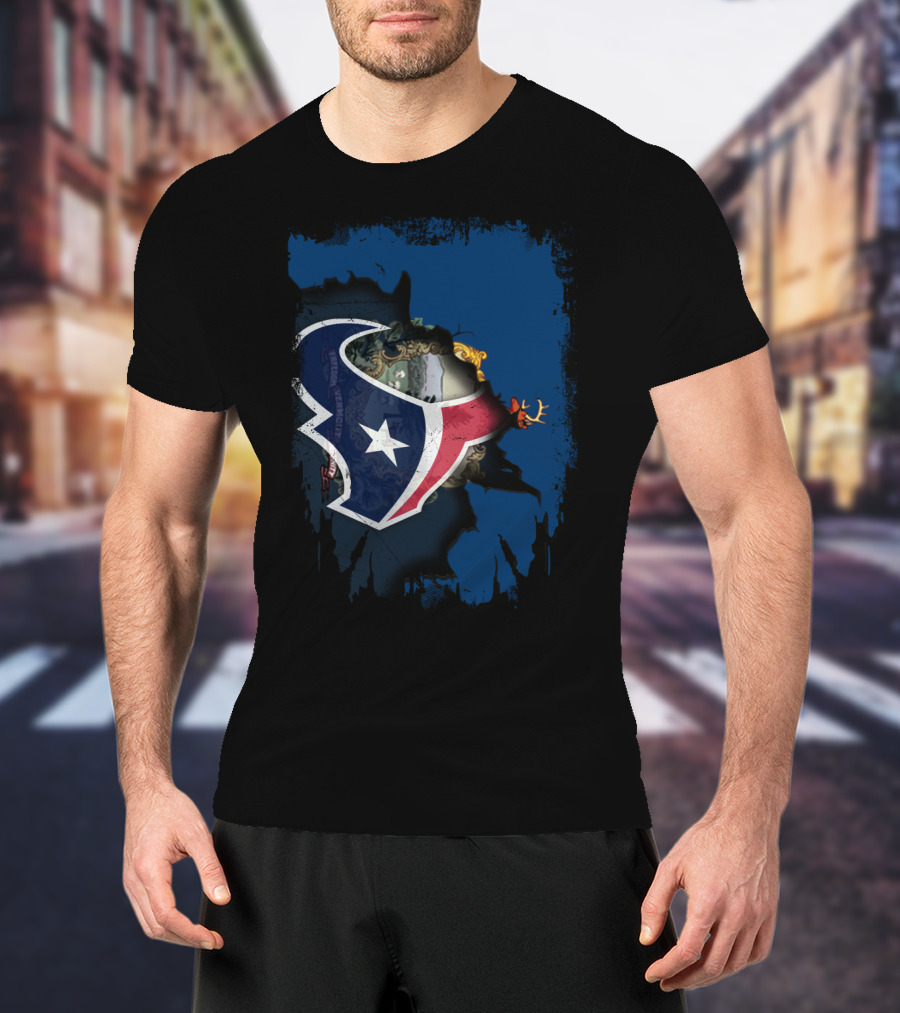 Together Vermont Texans Logo Fusion T-Shirt