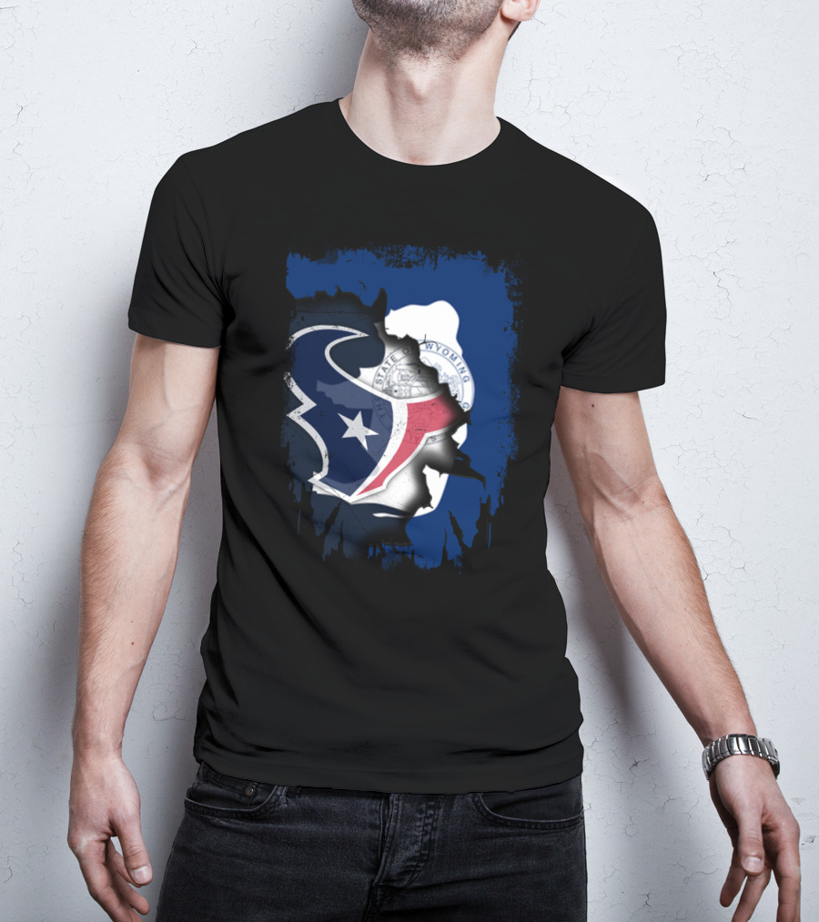 Wyoming Texas United Houston Texans Wyoming Seal T-Shirt