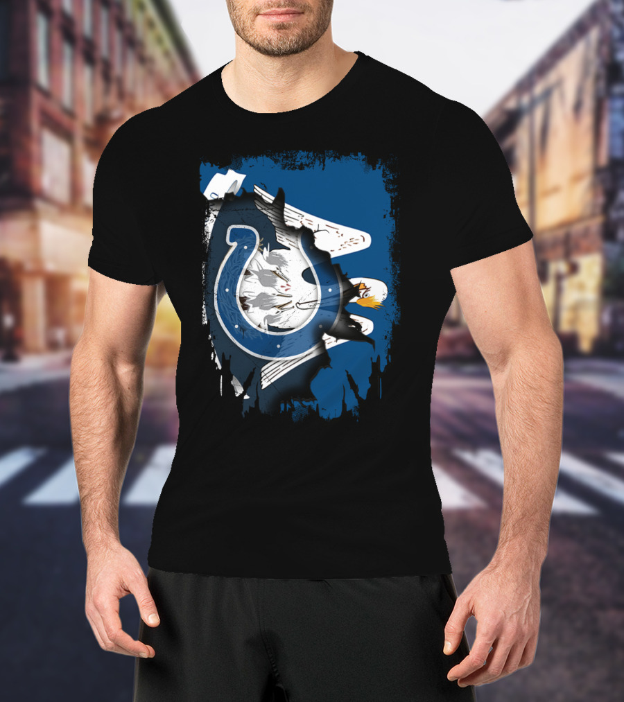 Together Louisiana With Colts Eagle Horse T-Shirt