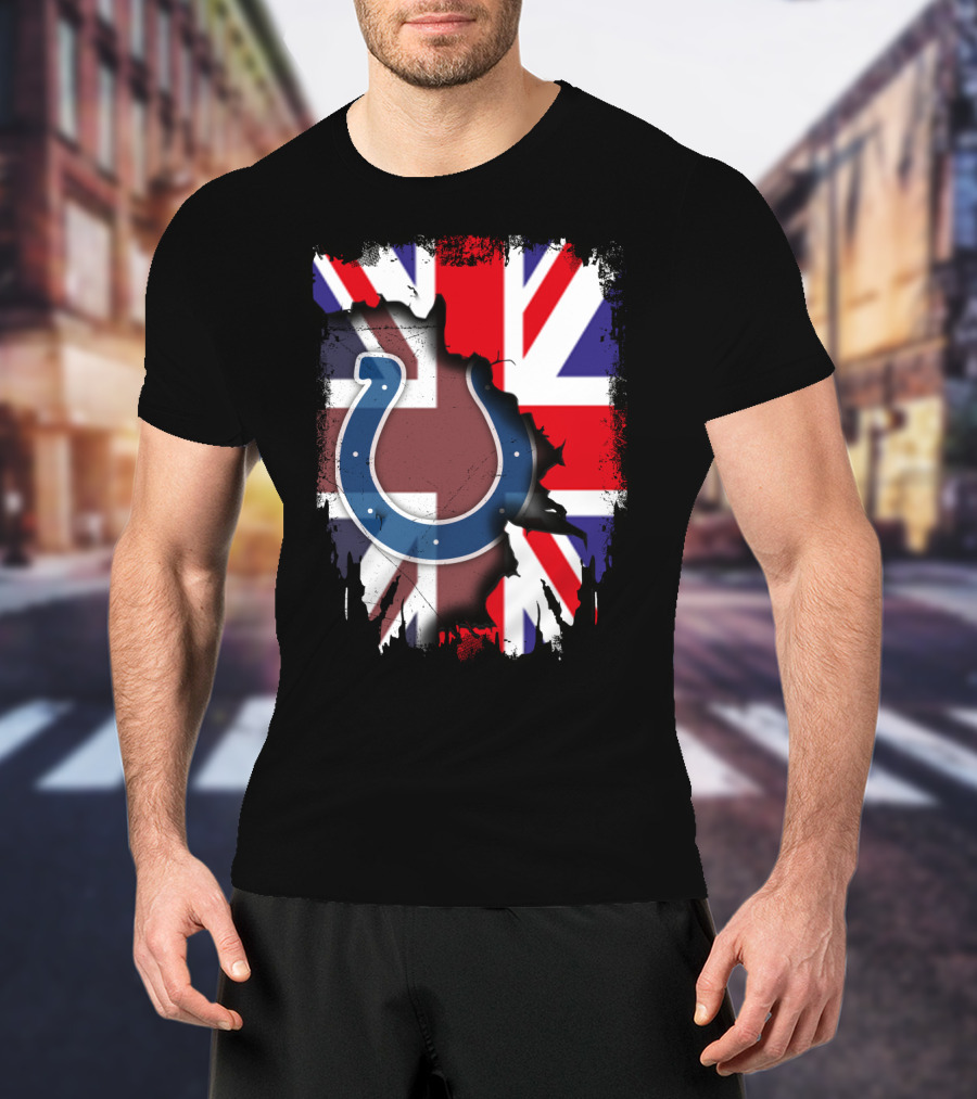 Together United Kingdom Colts Union Jack Horseshoe T-Shirt