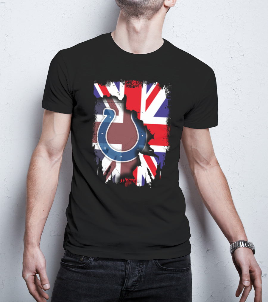 Together United Kingdom Colts Union Jack Horseshoe T-Shirt